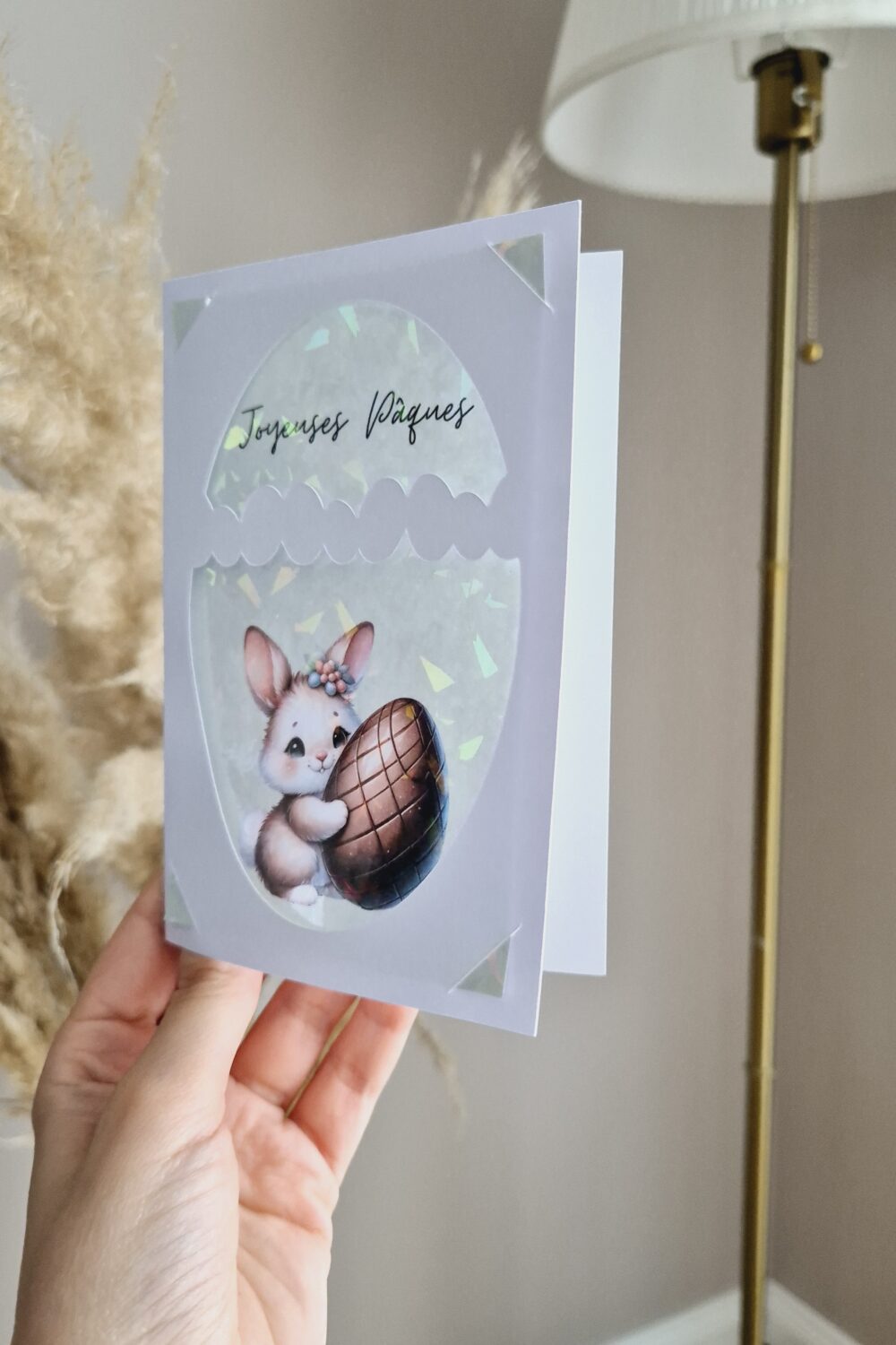 carte de vœux Pâques