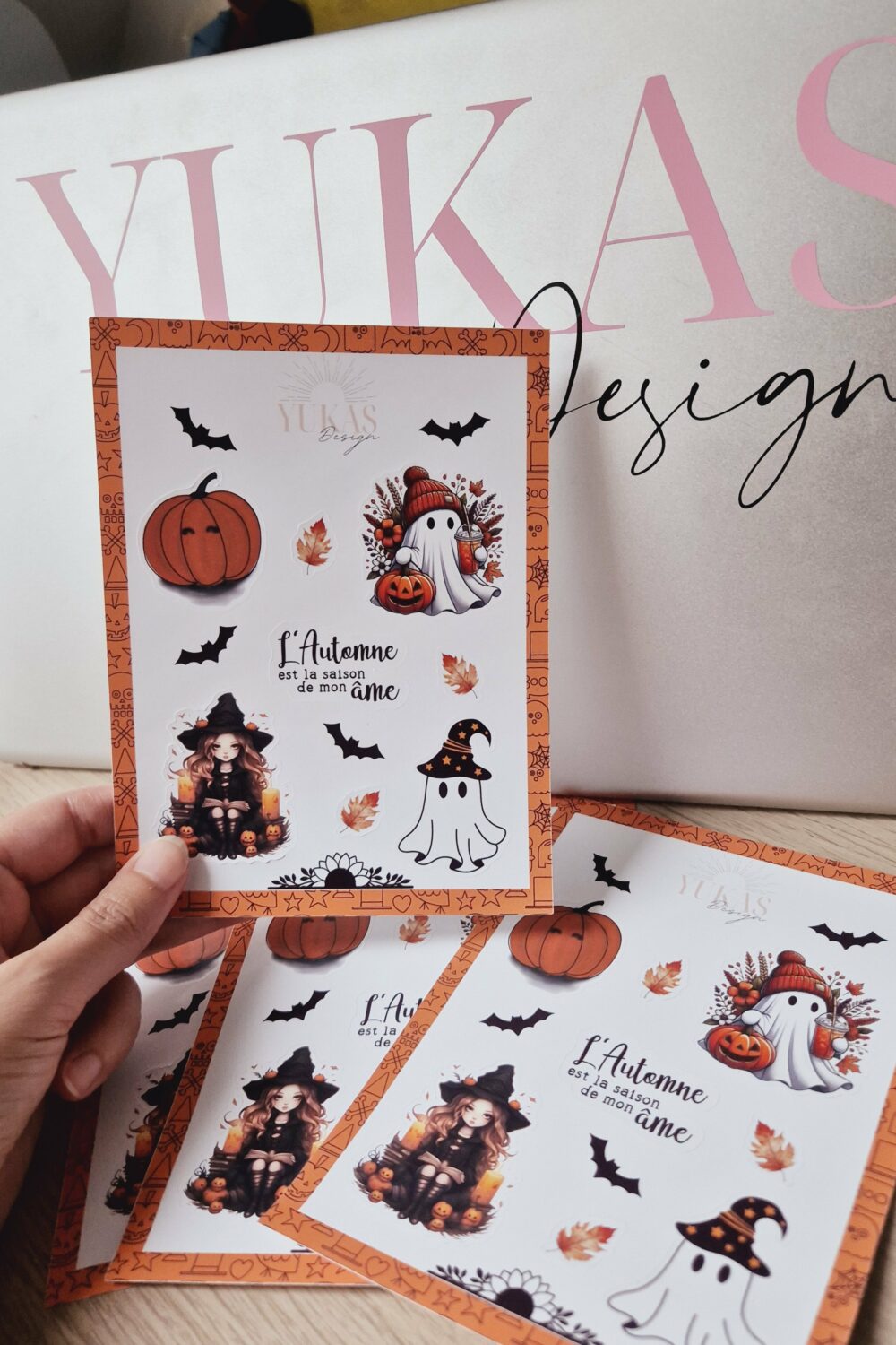 planche stickers Halloween