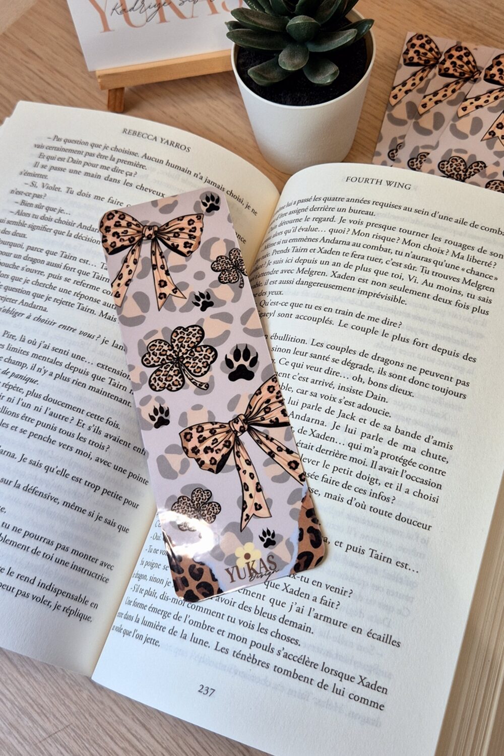 marque-page léopard