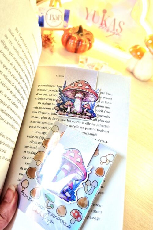 Marque-page magnétique Champignon